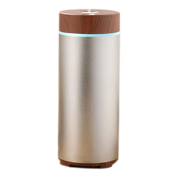 Aluminum Alloy+Wood Mini Air Humidifier Usb Charging Aromatherapy Essential Oil Aroma Diffuser Home Office Gray 
Aluminum Alloy+Wood Mini Air Humidifier Usb Charging Aromatherapy Essential Oil Aroma Diffuser Home Office Gray