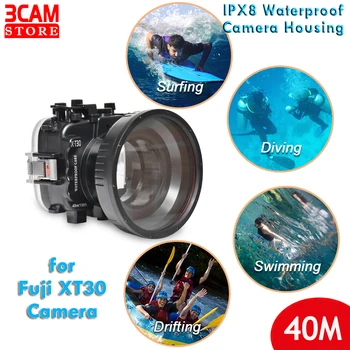 Seafrogs Waterproof Case 40M for Fuji XT30 Underwater Diving Case IPX8 Waterproof Camera Housing for Fujifilm X-T30 XT30 camera
Seafrogs Waterproof Case 40M for Fuji XT30 Underwater Diving Case IPX8 Waterproof Camera Housing for Fujifilm X-T30 XT30 camera