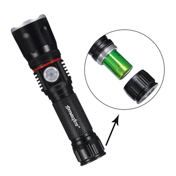 SkyWolfEye T6+COB 4-Modes Usb Rechargeable LED Flashlight Torch Bright Lamp Powerful Flashlights Usb Torch Light
SkyWolfEye T6+COB 4-Modes Usb Rechargeable LED Flashlight Torch Bright Lamp Powerful Flashlights Usb Torch Light