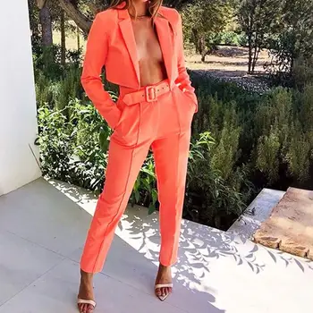 Neon Women Fashion Sexy Suits Two Piece Sets Short Blazer Coat And Long Pants Sets Outfits Chic Streetwear Suits
Neon Women Fashion Sexy Suits Two Piece Sets Short Blazer Coat And Long Pants Sets Outfits Chic Streetwear Suits