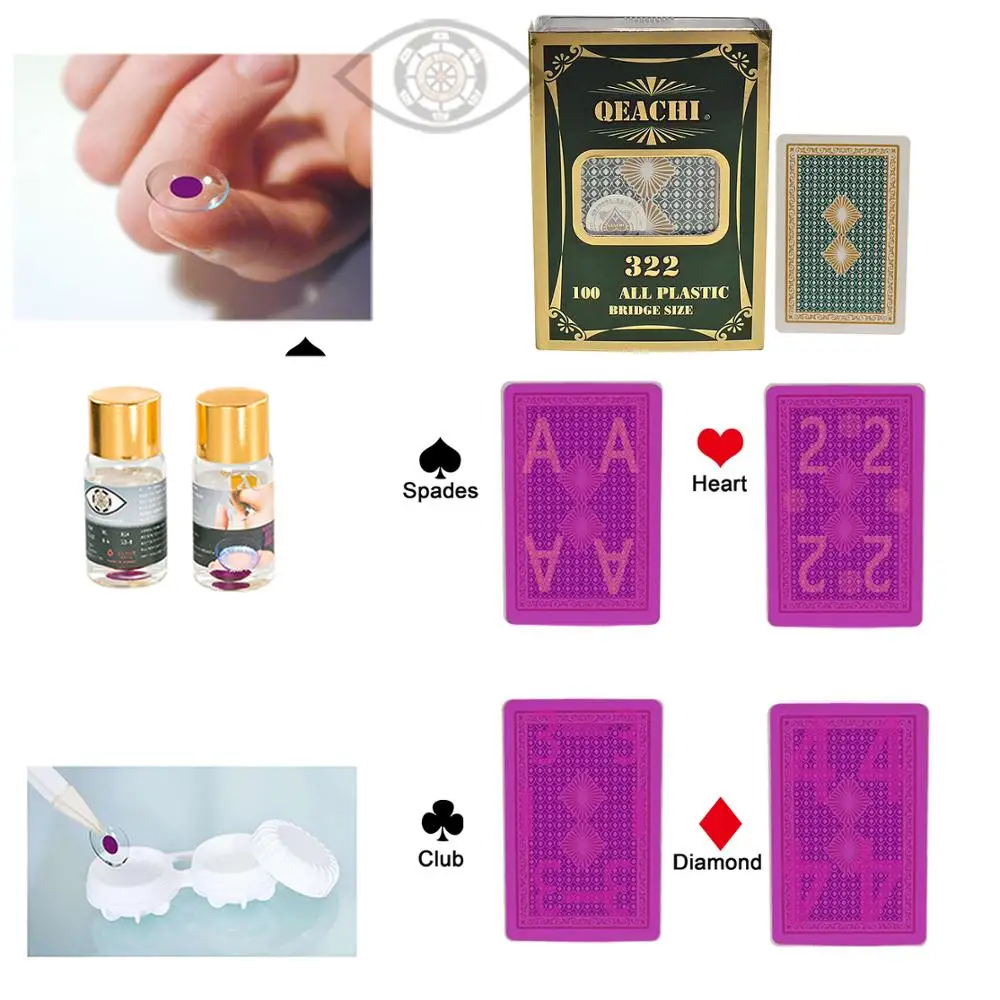 Playing Cards with Invisible Markers Can Through Special Contact Lenses Reading the Mark Used to Cheat Magic Tricks Casino Cheat
Playing Cards with Invisible Markers Can Through Special Contact Lenses Reading the Mark Used to Cheat Magic Tricks Casino Cheat