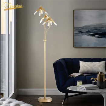 Modern LED Simple Floor Lamp Nordic Luxury Gold Standing Lamps Living Room Free Floor Light for Bedroom Warm Tall Lamp Fixtures
Modern LED Simple Floor Lamp Nordic Luxury Gold Standing Lamps Living Room Free Floor Light for Bedroom Warm Tall Lamp Fixtures