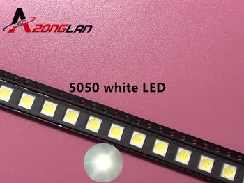 1000pcs 5050 White SMD/SMT 3-CHIPS LED PLCC-6 Super Bright lamp light High quality 5050 SMD LED COOL WHITE 
1000pcs 5050 White SMD/SMT 3-CHIPS LED PLCC-6 Super Bright lamp light High quality 5050 SMD LED COOL WHITE