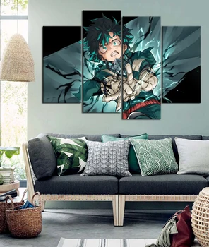 4 Pieces HD Print Wall Art Home Decor Anime Poster My Hero Academia Oil Painting on Canvas Wallpaper Stickres Murals
4 Pieces HD Print Wall Art Home Decor Anime Poster My Hero Academia Oil Painting on Canvas Wallpaper Stickres Murals
