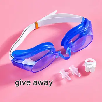 Lvcky Swimming Goggles+Swimming earplugs, Swimming Goggles No Leakage UV Protection Anti-fog Soft Bridge Nose Silicone
Lvcky Swimming Goggles+Swimming earplugs, Swimming Goggles No Leakage UV Protection Anti-fog Soft Bridge Nose Silicone