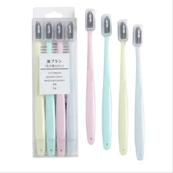 4pcs/sets Bamboo Charcoal Toothbrush 4Color Non-slip Grip Handle Care Tool Small Brush Head Deep Cleaning Oral Tool
4pcs/sets Bamboo Charcoal Toothbrush 4Color Non-slip Grip Handle Care Tool Small Brush Head Deep Cleaning Oral Tool