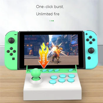 Game Joystick For Nintend Switch Console Single Rocker Control with 8 Tubro Action Buttons Adapter Arcade USB Game Handle
Game Joystick For Nintend Switch Console Single Rocker Control with 8 Tubro Action Buttons Adapter Arcade USB Game Handle