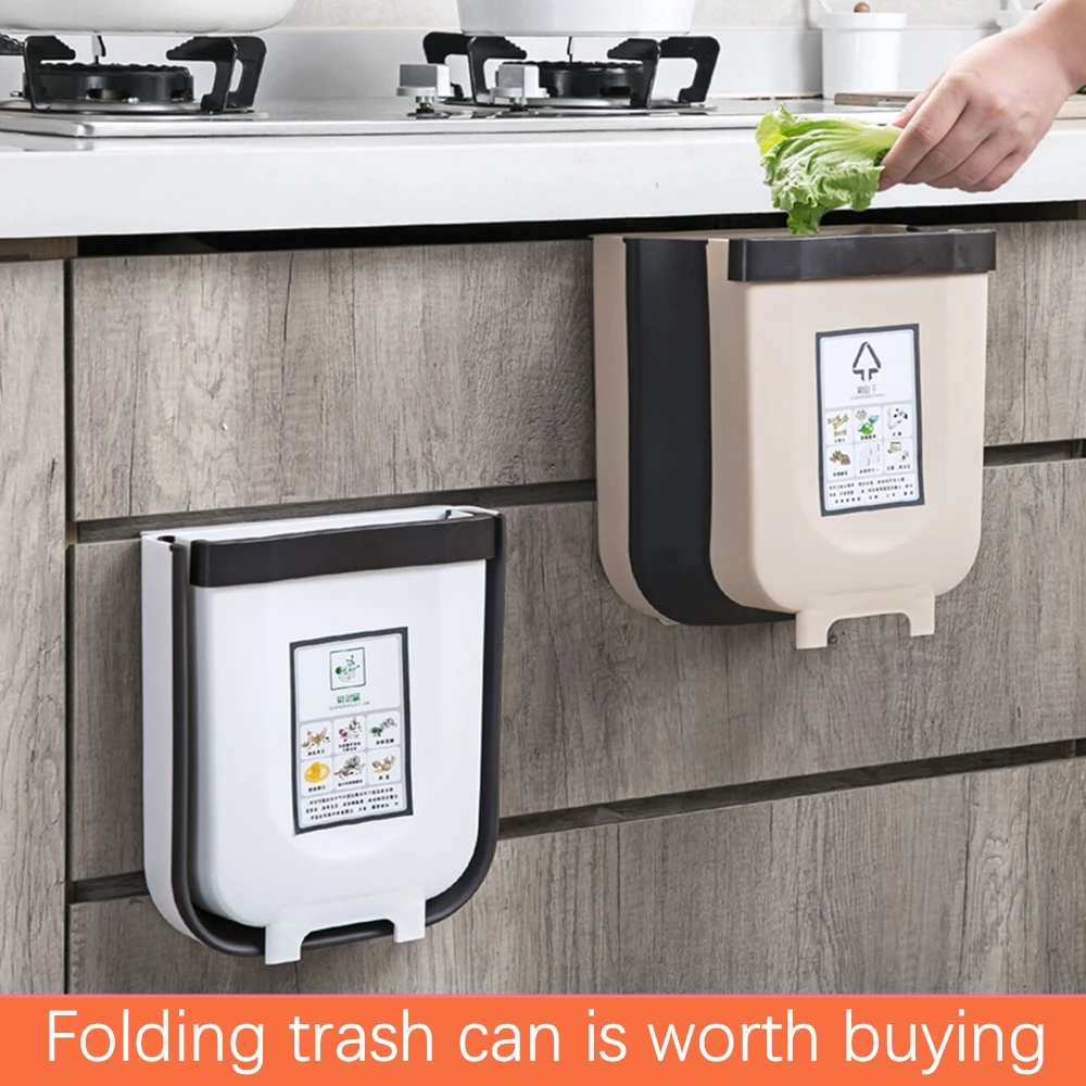New product foldable kitchen trash can kitchen cabinet trash door hanging trash can car trash can toilet garbage waste storage
New product foldable kitchen trash can kitchen cabinet trash door hanging trash can car trash can toilet garbage waste storage