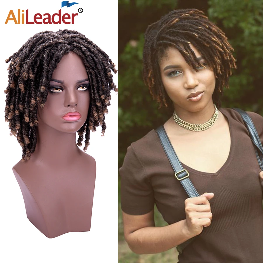 Alileader 6" Short Dreadlock Wig Afro Twist Curly Wig Men and Women Black Brown TBUG Synthetic Dreadlocks Curly Wigs
Alileader 6" Short Dreadlock Wig Afro Twist Curly Wig Men and Women Black Brown TBUG Synthetic Dreadlocks Curly Wigs