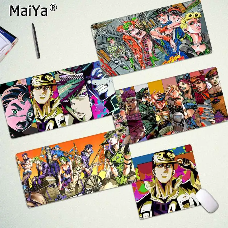 Maiya Cool New Anime Jojo Bizarre Adventure Locking Edge Mouse Pad Game Free Shipping Large Mouse Pad Keyboards Mat
Maiya Cool New Anime Jojo Bizarre Adventure Locking Edge Mouse Pad Game Free Shipping Large Mouse Pad Keyboards Mat