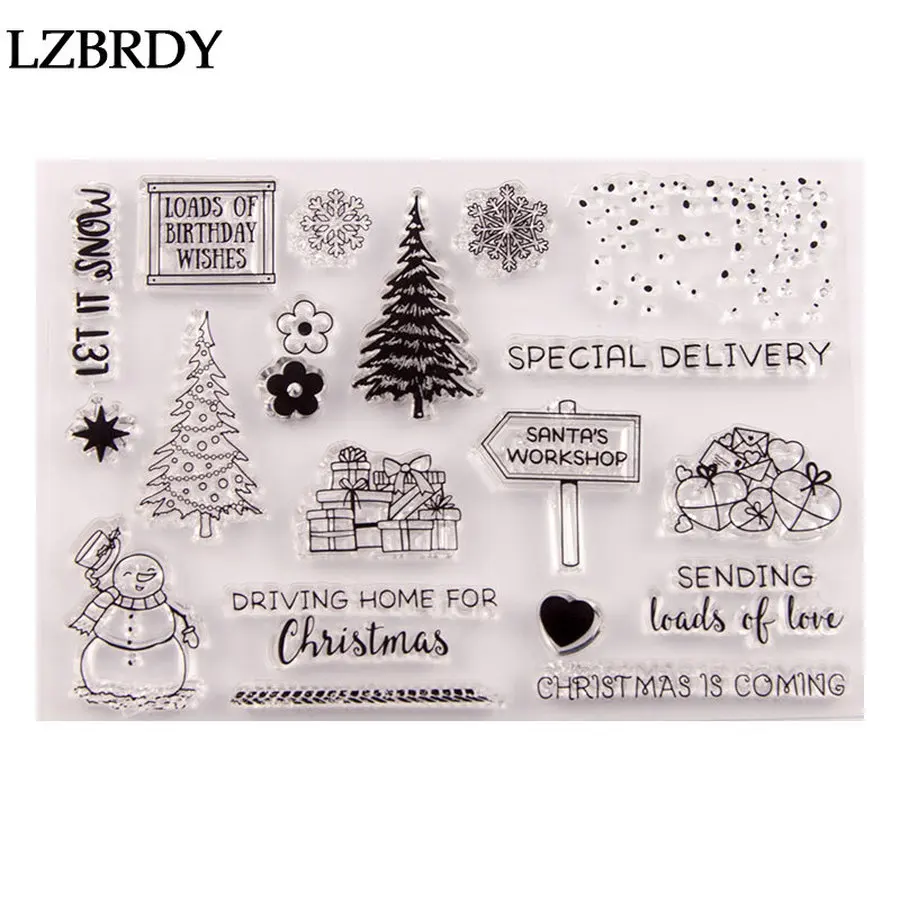 2019 New Christmas Tree Street Sign Snow Flower Man Clear Rubber Stamps for Scrapbooking Card Making Winter Craft Stamps
2019 New Christmas Tree Street Sign Snow Flower Man Clear Rubber Stamps for Scrapbooking Card Making Winter Craft Stamps