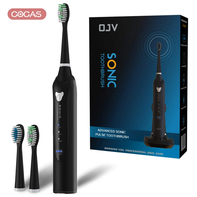 IPX7 Waterproof Rechargeable Low Noise Sonic Vibration Sonic Electric Toothbrush
IPX7 Waterproof Rechargeable Low Noise Sonic Vibration Sonic Electric Toothbrush