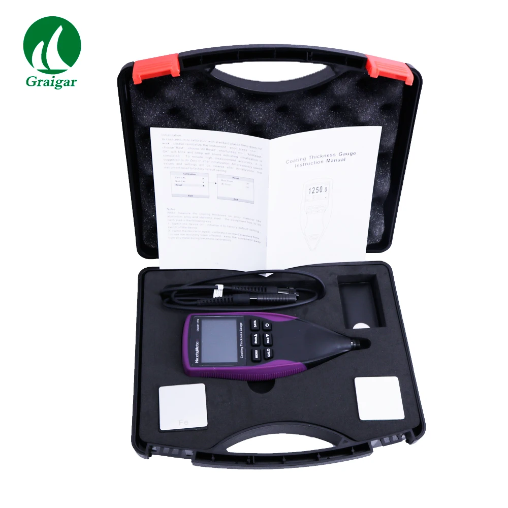 High Precise Coating Thickness Gauge CM8811FN Applicable to Measure Non-magnetic Painting Resolution: 0.1um/mil
High Precise Coating Thickness Gauge CM8811FN Applicable to Measure Non-magnetic Painting Resolution: 0.1um/mil