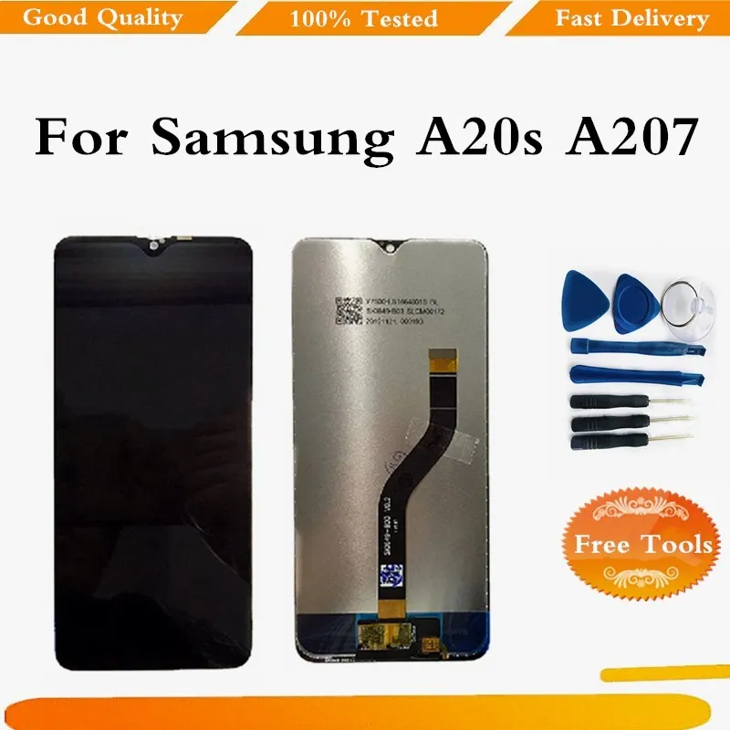 Original LCD For Samsung A20s A207 A207F LCD Display Touch Screen Digitizer Assembly For Samsung A20S Display Screen With Tools
Original LCD For Samsung A20s A207 A207F LCD Display Touch Screen Digitizer Assembly For Samsung A20S Display Screen With Tools