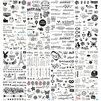 5pcs / Lot Love Temporary Tattoo Paper Butterfly Tatoo Temporaire Homme Footprint Fake Letter Women Flying Target
5pcs / Lot Love Temporary Tattoo Paper Butterfly Tatoo Temporaire Homme Footprint Fake Letter Women Flying Target