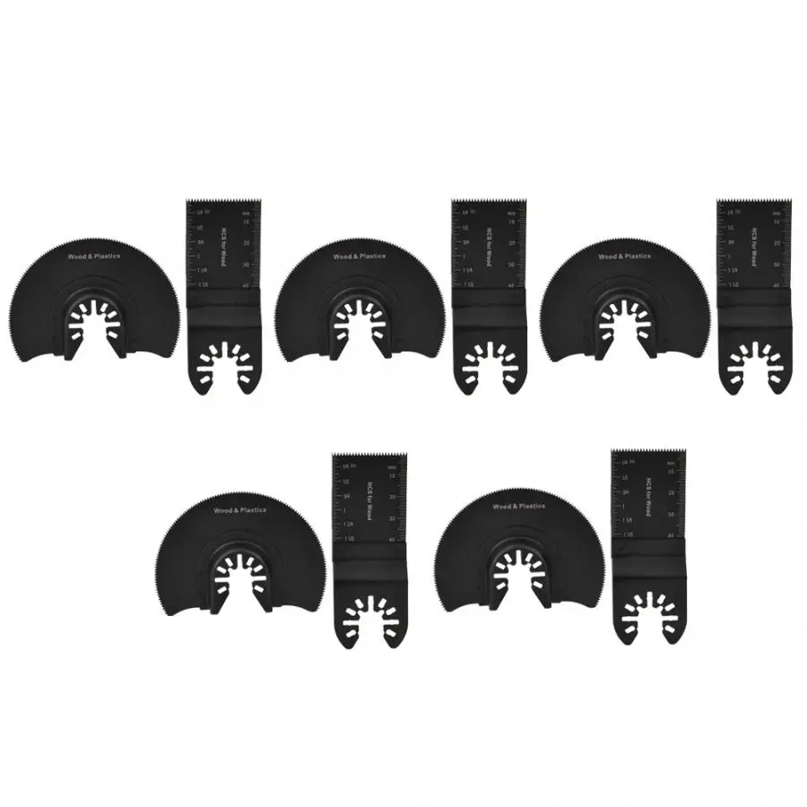 Band 10pcs Oscillating Multi Tool Saw Blades High Carbon Steel Sawblade for Most Machine Oscillating Tool