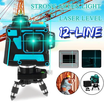 ZEAST Laser Level 12 Lines Blue 3D Automatic Self Leveling 360 Rotary Vertical Horizontal Cross Line Level Measuring Instruments
ZEAST Laser Level 12 Lines Blue 3D Automatic Self Leveling 360 Rotary Vertical Horizontal Cross Line Level Measuring Instruments