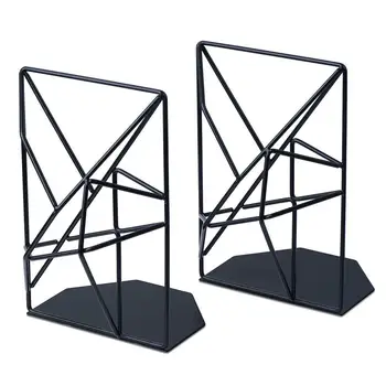 1 Pair Geometric Design Bookend Desktop Book Stands Study Home Office Decoration 
1 Pair Geometric Design Bookend Desktop Book Stands Study Home Office Decoration