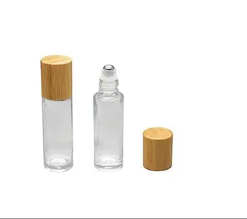 100pcs cosmetic package eye cream 10ml clear round glass roll on bottle with bamboo cap for perfume essential oil
100pcs cosmetic package eye cream 10ml clear round glass roll on bottle with bamboo cap for perfume essential oil