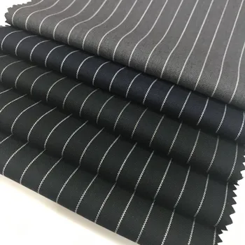 Stretch Tr Striped Woolen Fabric Shuttle Fabric Uniform Fabric Vertical Stripe Spring and Autumn Fashion Suit Fabric
Stretch Tr Striped Woolen Fabric Shuttle Fabric Uniform Fabric Vertical Stripe Spring and Autumn Fashion Suit Fabric