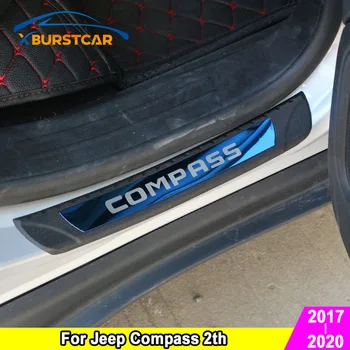 Xburstcar for Jeep Compass 2th 2017-2020 Car Door Sill Protector Entry Guard Cover External Auto Door Threshold Decoration Trim
Xburstcar for Jeep Compass 2th 2017-2020 Car Door Sill Protector Entry Guard Cover External Auto Door Threshold Decoration Trim