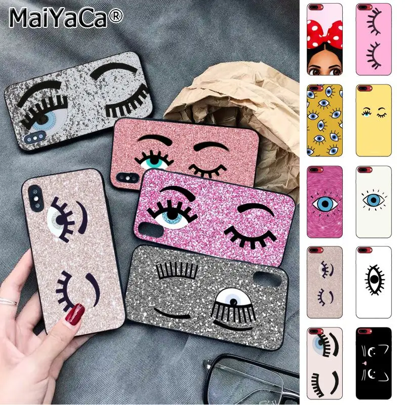 MaiYaCa big eye eyelashes eyelash Coque Shell Phone Case for Apple iphone 11 pro 8 7 66S Plus X XS MAX 5S SE XR Cases
MaiYaCa big eye eyelashes eyelash Coque Shell Phone Case for Apple iphone 11 pro 8 7 66S Plus X XS MAX 5S SE XR Cases