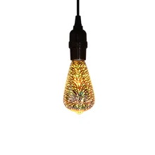 3D Colourful Fireworks Led Edison Bulb Novelty Holiday Christmas Decoration Bar Glass LED Lamp
3D Colourful Fireworks Led Edison Bulb Novelty Holiday Christmas Decoration Bar Glass LED Lamp