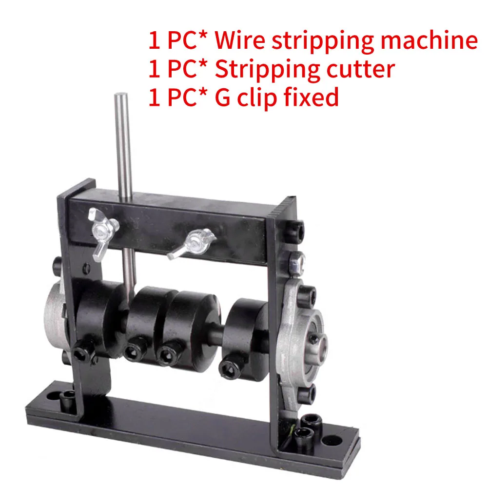 1-30mm Portable 2 Sets Hand Tool Fixed Manual Peeling Cutting Scrap Cable Locking Industry Wire Stripping Machine Recycling Home
1-30mm Portable 2 Sets Hand Tool Fixed Manual Peeling Cutting Scrap Cable Locking Industry Wire Stripping Machine Recycling Home