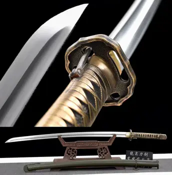 Handmade Sharp Military 98 Type Japanese Sword Saber Sturdy Spring Steel Blade Samurai Katana Full Tang
Handmade Sharp Military 98 Type Japanese Sword Saber Sturdy Spring Steel Blade Samurai Katana Full Tang