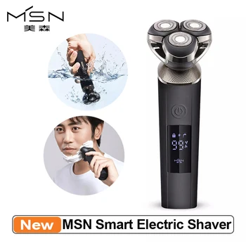 MSN Smart Electric Shaver LCD Screen Cordless Waterproof Dry Wet Shave Razor Type-C Charging Self-washing Low Noise Shaver
MSN Smart Electric Shaver LCD Screen Cordless Waterproof Dry Wet Shave Razor Type-C Charging Self-washing Low Noise Shaver