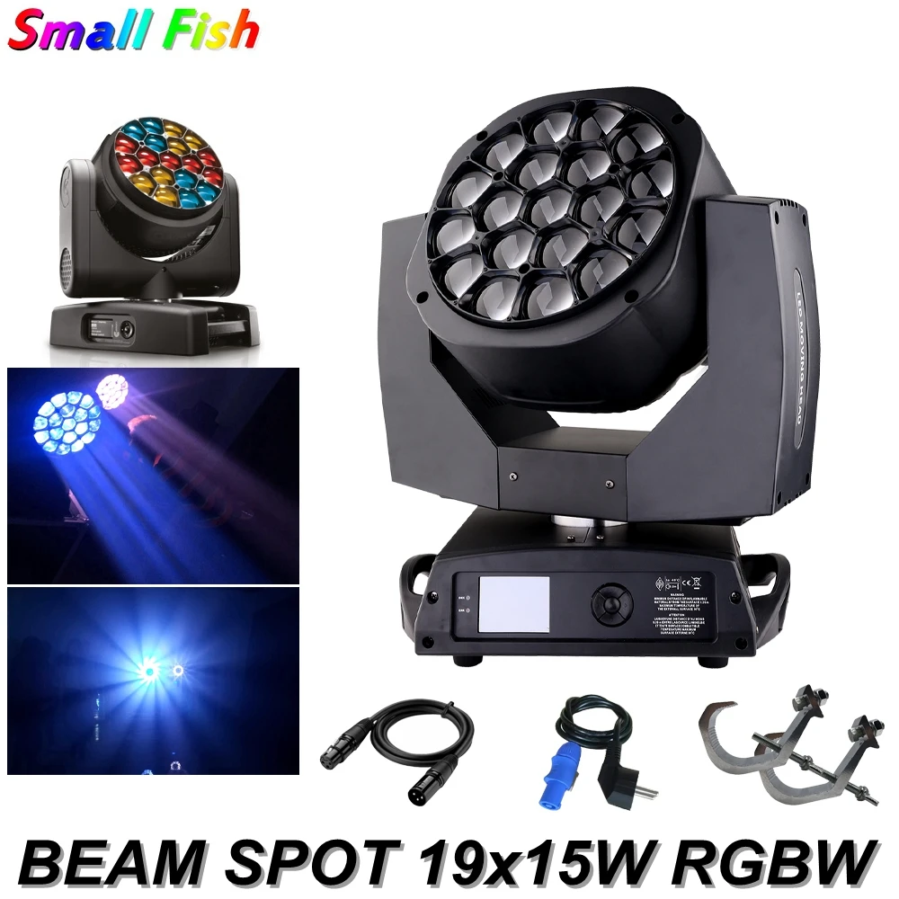 4Pcs/Lot Stage Wash Beam Effct Lighting 19x15W RGBW 4IN1 LED Bees Eyes Big Eyes Moving Head Lights Sound Party DJ Disco Lights
4Pcs/Lot Stage Wash Beam Effct Lighting 19x15W RGBW 4IN1 LED Bees Eyes Big Eyes Moving Head Lights Sound Party DJ Disco Lights
