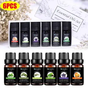 Inagla 6 bottle 10ml Pure Essential Oils set Air care Watersoluble Essential Oils For Aromatherapy Lemongrass Peppermint Oil kit
Inagla 6 bottle 10ml Pure Essential Oils set Air care Watersoluble Essential Oils For Aromatherapy Lemongrass Peppermint Oil kit