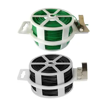 1/2Pcs 100m Garden Twist Tie Wire Cable Reel With Cutter Gardening Plant Bush Flower (Green/Black)
1/2Pcs 100m Garden Twist Tie Wire Cable Reel With Cutter Gardening Plant Bush Flower (Green/Black)