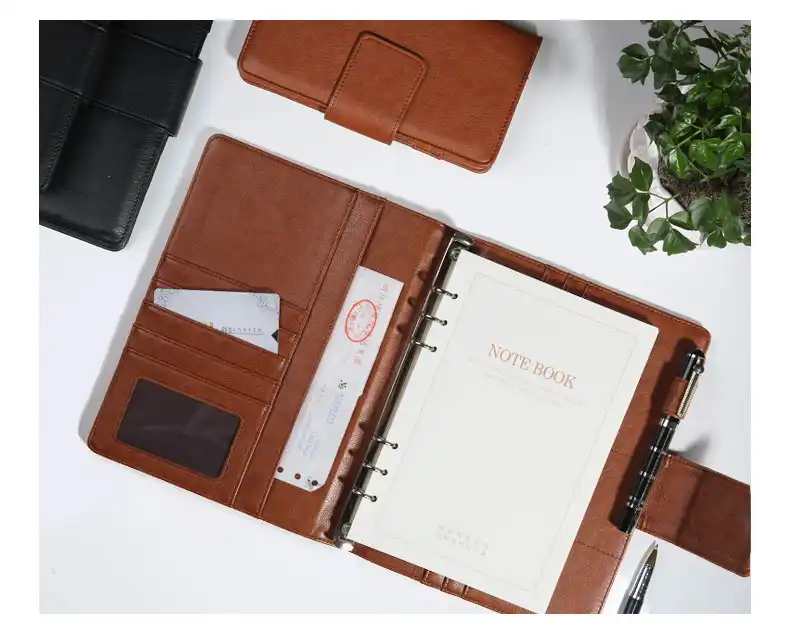 business folder office school notebook journal spiral ring