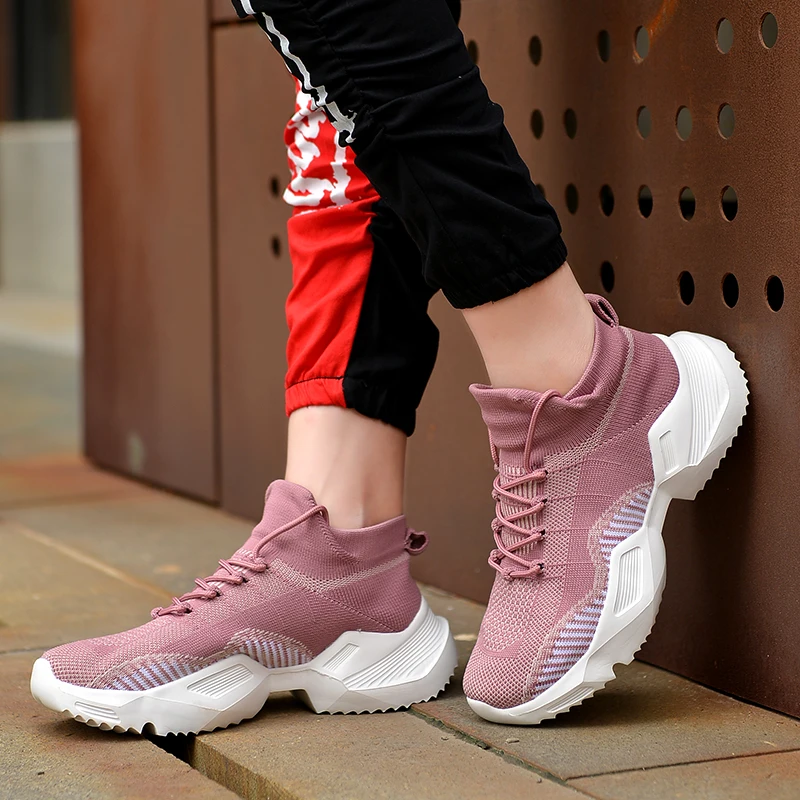 Thick Soled Sneakers Women Skateboarding Shoes Flying Weave Sock Shoes Men Shoes Catwalk Runway Street Shoes Lovers Shoes
Thick Soled Sneakers Women Skateboarding Shoes Flying Weave Sock Shoes Men Shoes Catwalk Runway Street Shoes Lovers Shoes