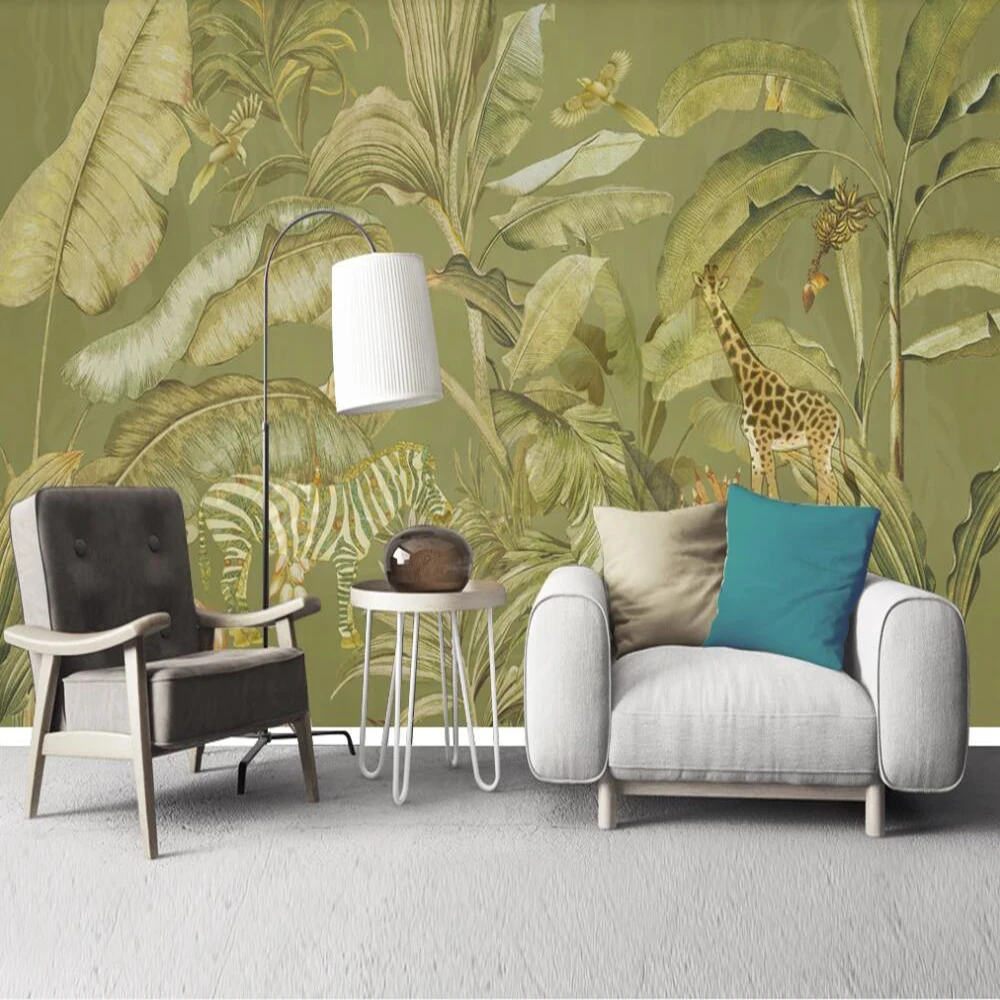 Dropship Custom Large Wallpaper Mural Nordic Minimalist Retro Tropical Plant Zebra Giraffe Background Wall Decoration
Dropship Custom Large Wallpaper Mural Nordic Minimalist Retro Tropical Plant Zebra Giraffe Background Wall Decoration