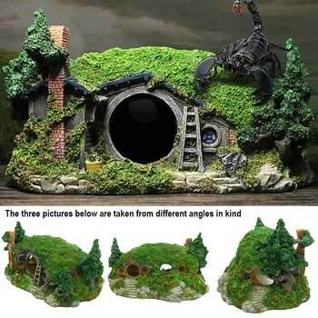 Resin Hillside House Aquarium Fish Tank Decor Reptile Box Shelter Ornament Decorations QJS Shop
Resin Hillside House Aquarium Fish Tank Decor Reptile Box Shelter Ornament Decorations QJS Shop