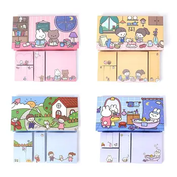 Cute Cartoon Memo Pad Sticky Notes Writing Pads Label Mark Stickers Kawaii Stationery
Cute Cartoon Memo Pad Sticky Notes Writing Pads Label Mark Stickers Kawaii Stationery