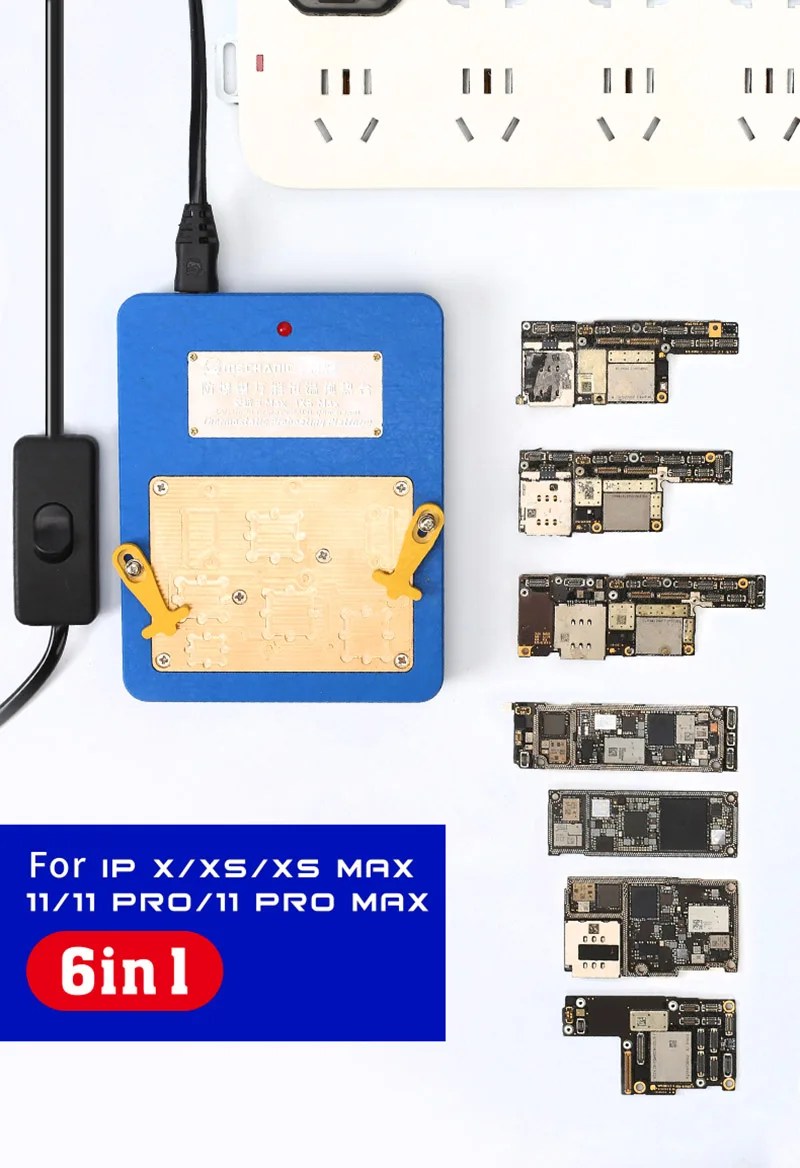 Thermostat Remove Welding Platform Desoldering Station Pre-Heater For iPhone X/XS/MAX/11/11 Pro MAX Mainboard Separate Bonding