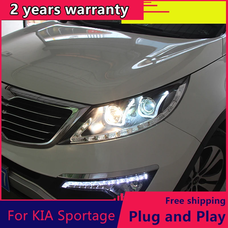 Автомобильный Стайлинг KOWELL для KIA SPORTAGE R, фары, светодиодные фары с двойным U-образным ДХО, биксеноновые линзы, спрятанные автомобильные аксессуары
Автомобильный Стайлинг KOWELL для KIA SPORTAGE R, фары, светодиодные фары с двойным U-образным ДХО, биксеноновые линзы, спрятанные автомобильные аксессуары