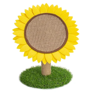 Grass Platform Cat Scratch Pad Sunflower Shape Artificial Turf Relax Detachable Exercise Toys Cute Game Playing Textured
Grass Platform Cat Scratch Pad Sunflower Shape Artificial Turf Relax Detachable Exercise Toys Cute Game Playing Textured