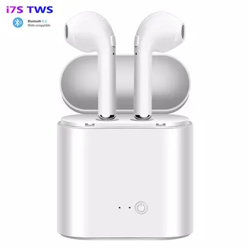 i7s Tws Bluetooth Earphones Mini Wireless Earbuds Sport Handsfree Earphone Cordless Headset with Charging Box for Xiaomi iPhone
i7s Tws Bluetooth Earphones Mini Wireless Earbuds Sport Handsfree Earphone Cordless Headset with Charging Box for Xiaomi iPhone