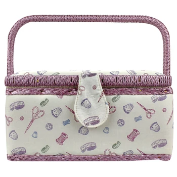 1PC European Style Portable Sewing Box Sewing Needle Thread Storage Box Sewing Case Container for Home Bedroom
1PC European Style Portable Sewing Box Sewing Needle Thread Storage Box Sewing Case Container for Home Bedroom