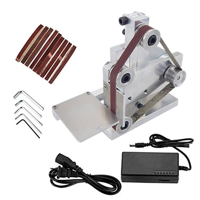 7 Speed Mini Belt Sander Electric Knife Apex Edge Sharpener Sanding Machine Belts Adapter Polisher Kits DIY Polishing Machine
7 Speed Mini Belt Sander Electric Knife Apex Edge Sharpener Sanding Machine Belts Adapter Polisher Kits DIY Polishing Machine