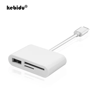 kebidu USB Card Reader Adapter 3 in 1 Type C Cable For Macbook Pro Type-C Port Support SD / Micro SD TF Camera Smart Memory Card
kebidu USB Card Reader Adapter 3 in 1 Type C Cable For Macbook Pro Type-C Port Support SD / Micro SD TF Camera Smart Memory Card