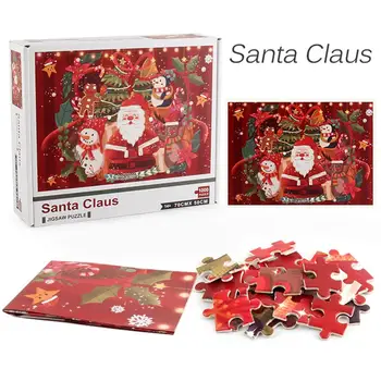 1000 Pieces Diy Christmas Santa Jigsaw Puzzle Game For Children's Puzzle And Adult Life And Relaxation Christmas Decoration Diy
1000 Pieces Diy Christmas Santa Jigsaw Puzzle Game For Children's Puzzle And Adult Life And Relaxation Christmas Decoration Diy