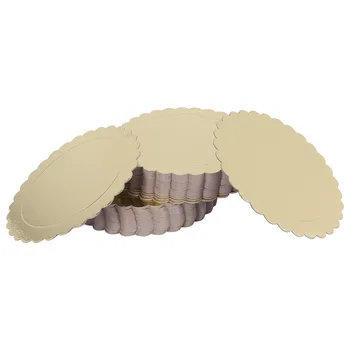 50Pcs Cake Tray Mat Golden Mousse Mat Bottom Round Cake Base Boards Paper Board Dessert Tray Cake Decoration Tools
50Pcs Cake Tray Mat Golden Mousse Mat Bottom Round Cake Base Boards Paper Board Dessert Tray Cake Decoration Tools