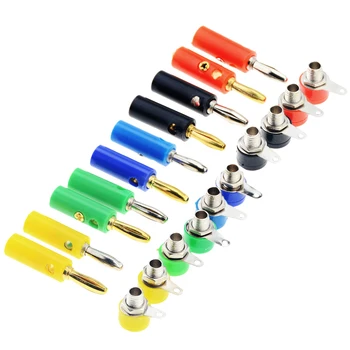 10 set Male + Female 4mm Banana Plug To Insert Connector Banana Pin DIY Model Parts Terminal Plug Socket
10 set Male + Female 4mm Banana Plug To Insert Connector Banana Pin DIY Model Parts Terminal Plug Socket