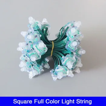 DC5V 0.3W / DC12V 0.6W LED Pixel WS2811 / UCS1903 12mm for LED Sign Square Full Color Waterproof Pixels Light String Green Wire
DC5V 0.3W / DC12V 0.6W LED Pixel WS2811 / UCS1903 12mm for LED Sign Square Full Color Waterproof Pixels Light String Green Wire