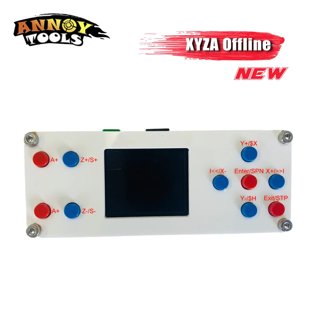 CNC3018 4axis offline controller 1.8inch LED module X/Y/Z/A 4 axis driver support SD/TF Card for CNC engraving machine work |